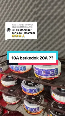 Membalas @MINIATUR SOUND SISTEM MALANG coba dibandingno teko body fisik e 10A karo 20A e sam ben jelas