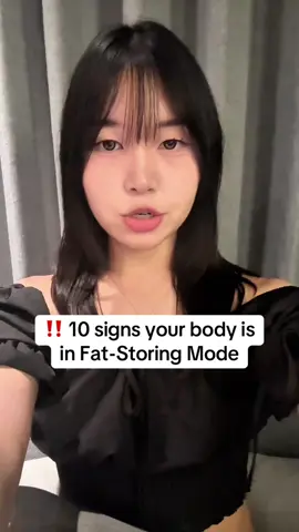10 signs that your body is stuck in fat storing mode! 😭 #healthy #healthytips #ukfitness 