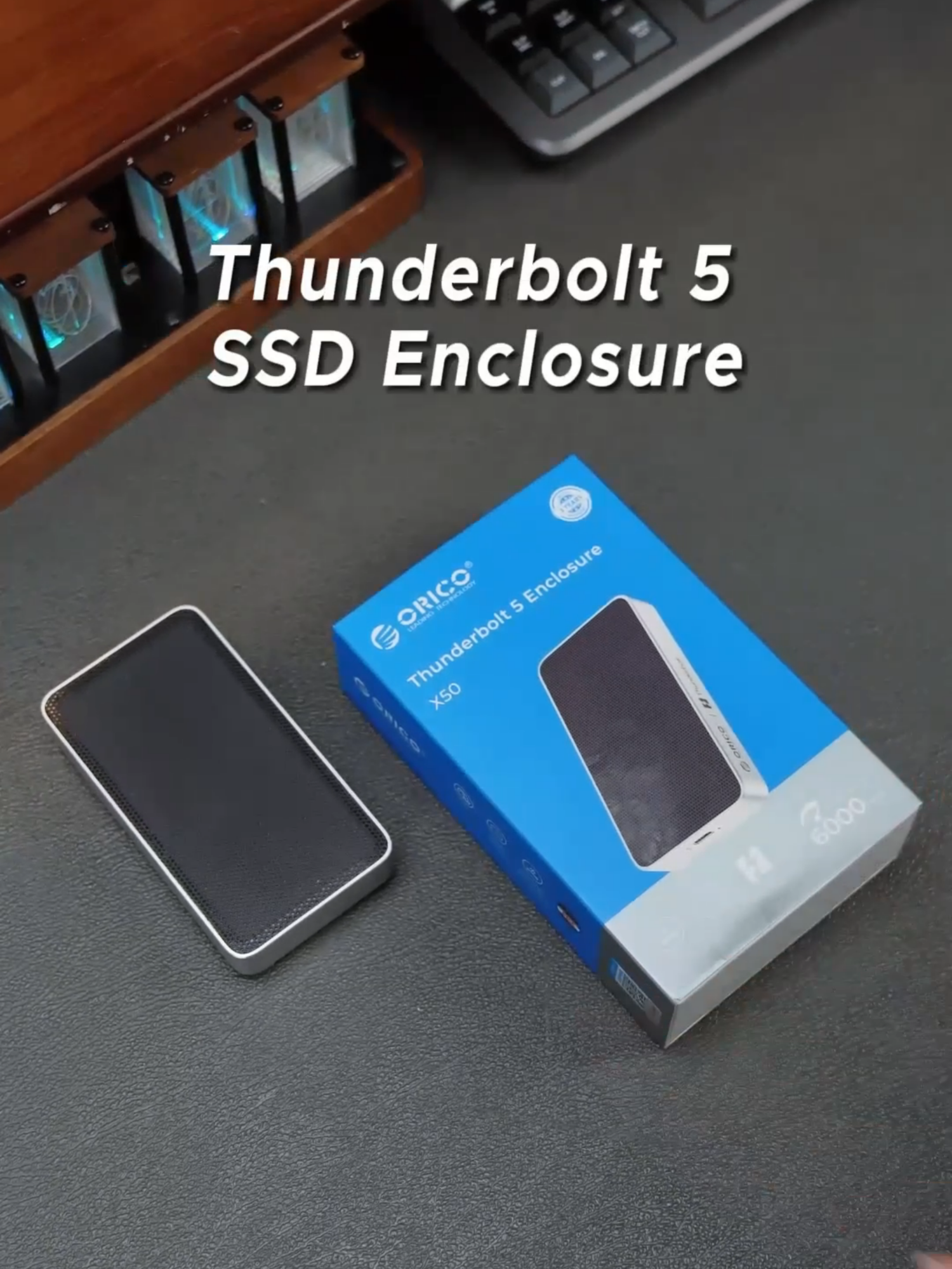 Thunderbolt 5 SSD Enclosure——ORICO-X50.#enclosure #ssd #Thunderbolt5 #harddrive #digital #technology #expansion #ORICO