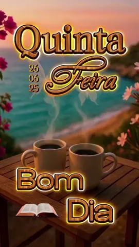 MENSAGEM DE BOM DIA, QUINTA-FEIRA ABENÇOADA #CICERASANTOS #GRATIDÃOSEMPRE 
