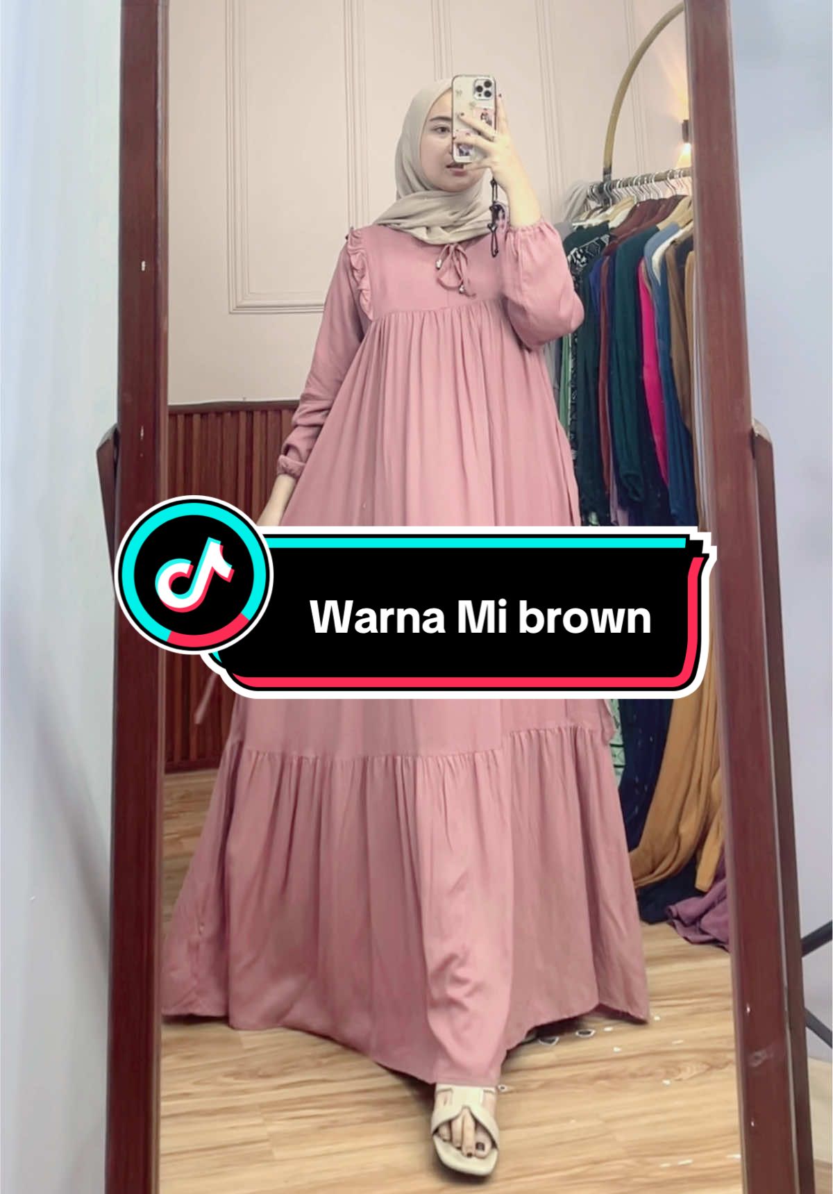 Warnanya cakep 😍😍🫢☺️🫶🏻#gamiscantik #ootddress #fyp #dresssimple 