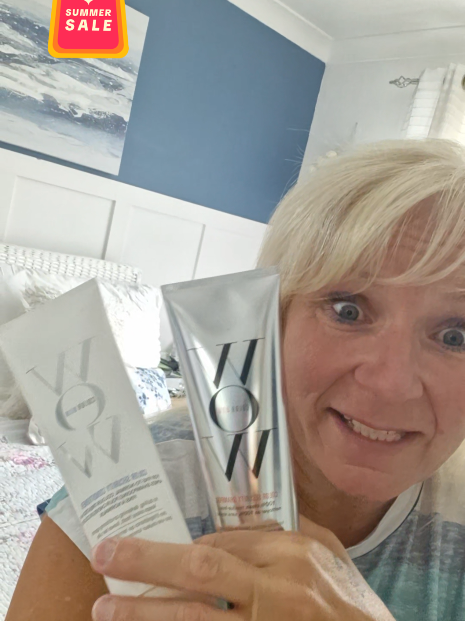 colorwow colour security shampoo and conditioner.  on sale now. #colorwow #colorwowhair #colorwowreview #hairtok 