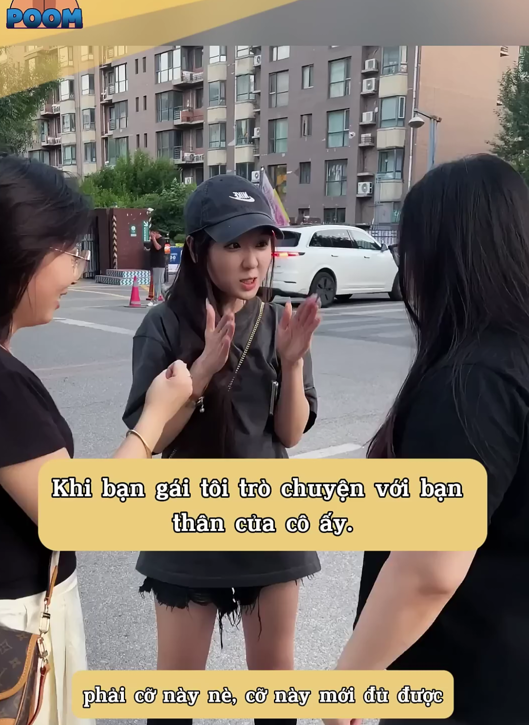#funny #review #xuhuong #POOM Vô tình nghe được câu chuyện của bạn gái 🤣