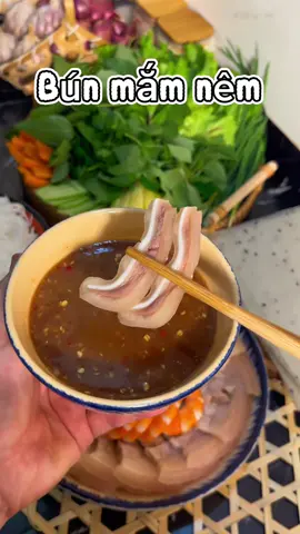 Bún thịt luộc mắm nêm ,ăn hoài không chán#xuhuong #LearnOnTikTok #ancungtiktok #mamnem #mamnemlangchaixua #bunmamnem #rivew #@bepnhangan94