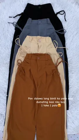 Bili na habang nka buy 1 take 1 pa! @boutique.shop #trouser #trousers #trousersoutfit #widelegpants #OOTD #pants 