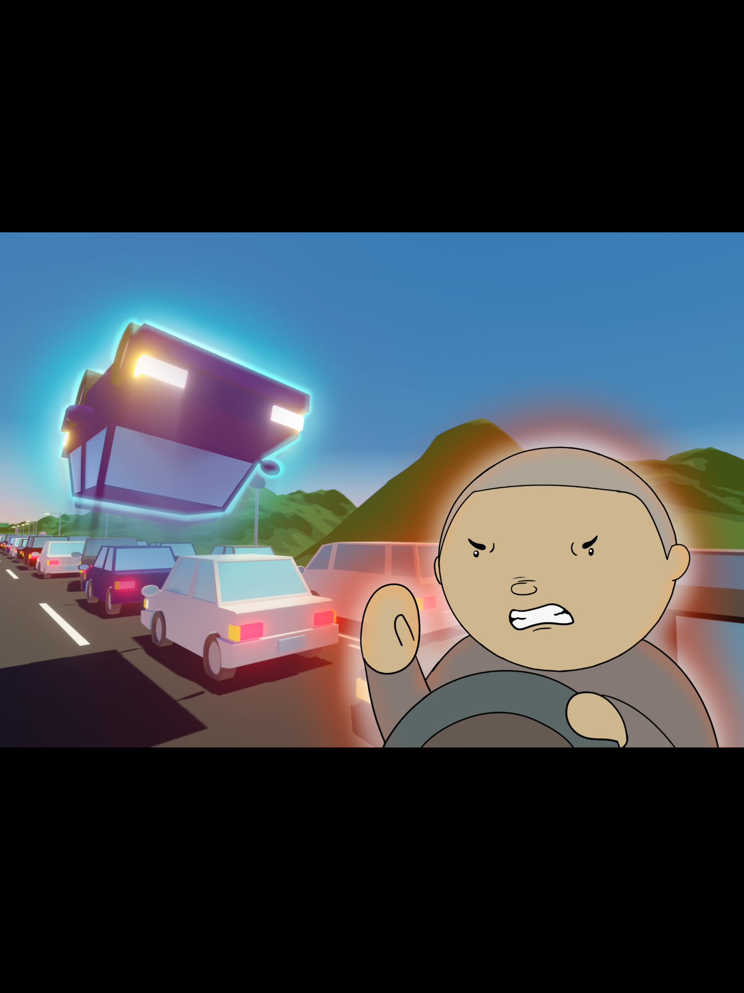 The Worst Highway Driver Punished with Superpower #baddriver #karma #SuperPower