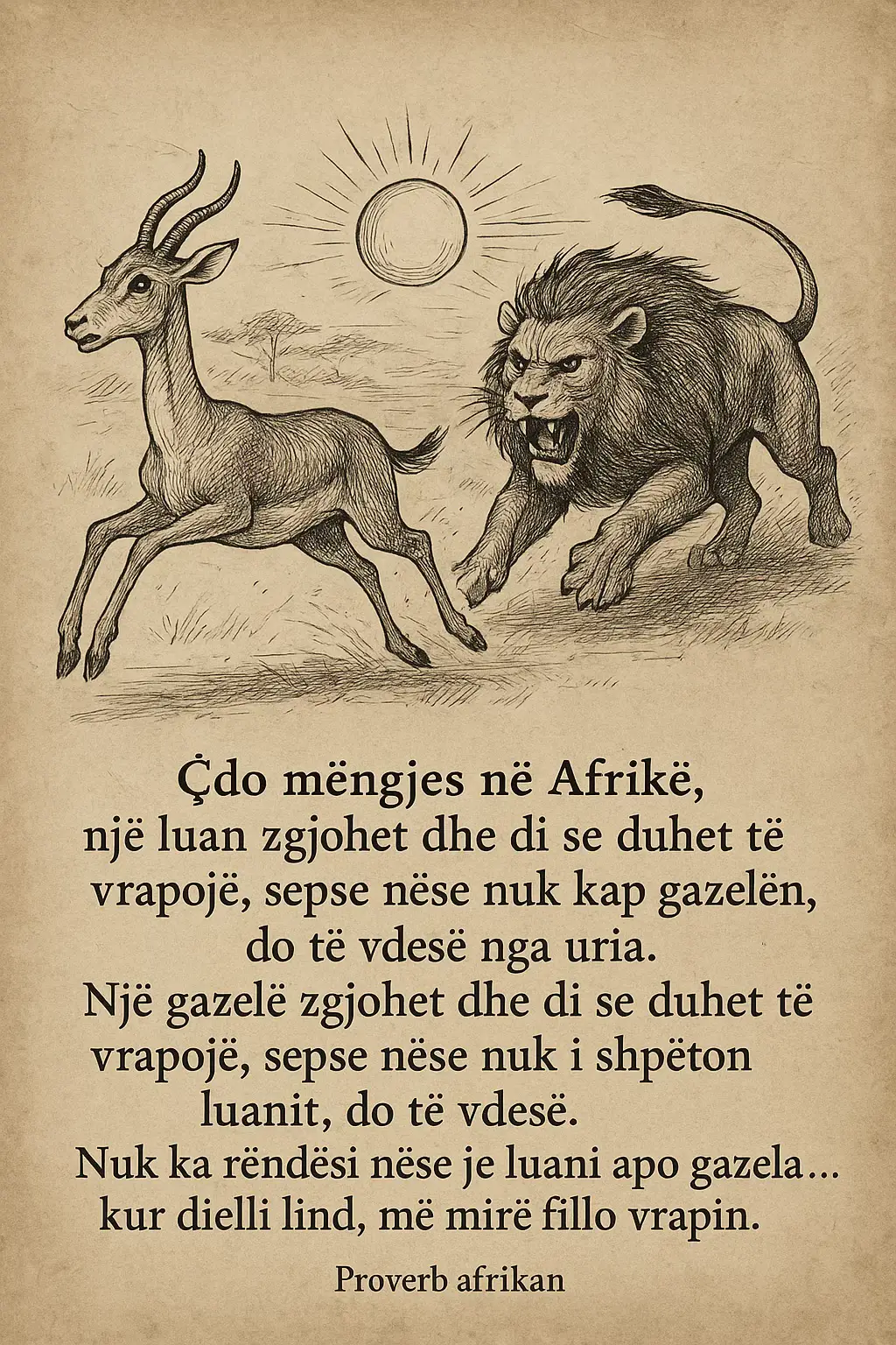 #kafshetflasin #proverbafrikan