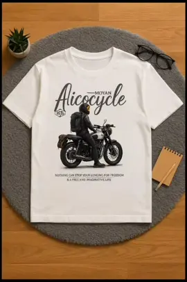 Gaya santai dengan sentuhan kebebasan! Kaos ini cocok buat kamu yang suka tampil beda dan penuh karakter. Cocok dipakai nongkrong, riding, atau sekadar menikmati kopi sore. Detail desain cetak premium + bahan adem & nyaman seharian. #FYP #ViralTikTok #TikTokFashion #KaosPriaKeren #BikerStyle #OutfitMotoran #BelanjaHemat #KaosMurah #MoyanOfficial 