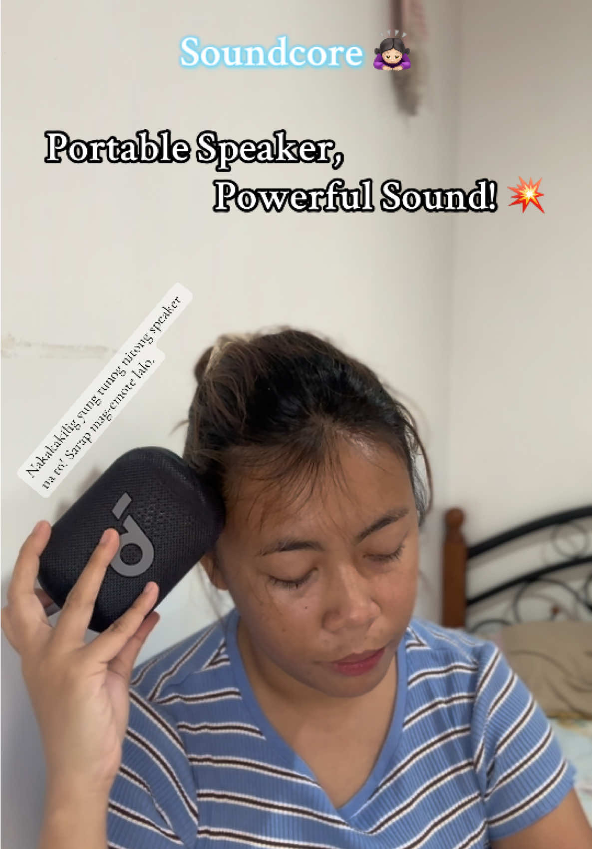 Soundcore Select 4 Go= Small But Mighty! 🙌🏼 #soundcoreselect4go #portablespeaker #budgetfriendlyspeaker #budolkweenrose #tiktokbudolfindsph #bestsellingproductstotry #musthaveitemstobuy #productsyouneed #tiktokmademebuyit #fypシ #tiktokshoppaydaysale @Soundcore Philippines @Anker PH 