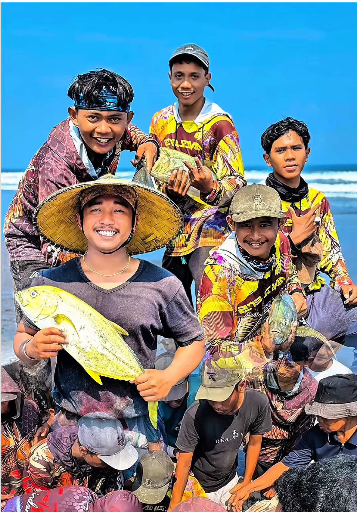 Serunya menangkap gerombolan Ikan GT emas ( Golden Trevally ) bersama Kapten Wahyu Bagian 1  #gengtiktok #edikhannn 