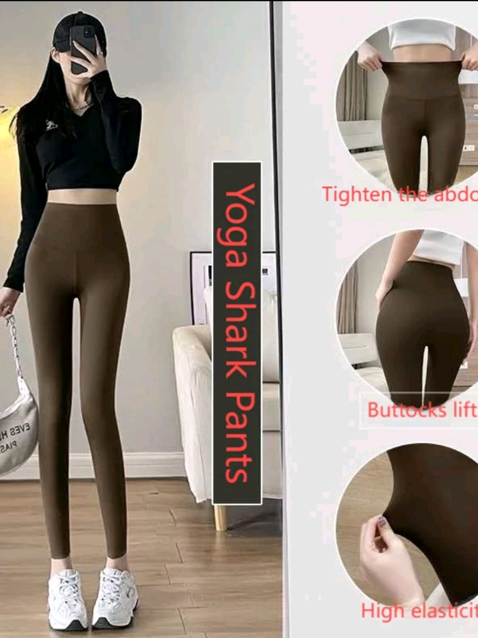 HIGH WAIST YOGA PANTS #yogapants #leggings #leggingsoutfit #leggingsoftiktok #yogaoutfit #CerealCerdik 