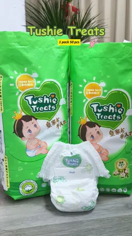 Tushie treats baby diapers,1 pack 50 pcs,kumportableng isuot #tiktok #tushietreats #diapers #babydiapers #tushietreatsdiaper 