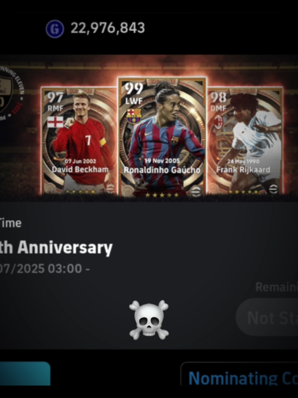 Update 🔥and free big time players ☠️ #efootballmobile #foryoupage #efootball2025mobileupdate🔥 #efootballmobile #creatorsearchinsights #GamingOnTikTok #CapCut 