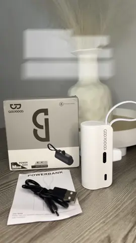 GOOJODOQ 5000mAh Mini Fast Charge Portable Powerbank for IOS iPad iPhone Airpod | Lightning Connector Type C Plug I Power Bank Accessories Cable FOR SCHOOL #powerbank #minipowerbank #minipowerbank5000mah #powerbankfastcharging #powerbankmurah #powerbankforiphone #powerbankforandroid 