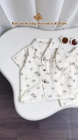 Cây dừa hoạ tiết siêu xinh cho đi biển #xuhuong #quanaotreem #quanaobetrai #setsomibetrai #setsomichobe #dodibien #setsomidibienhoatiet 
