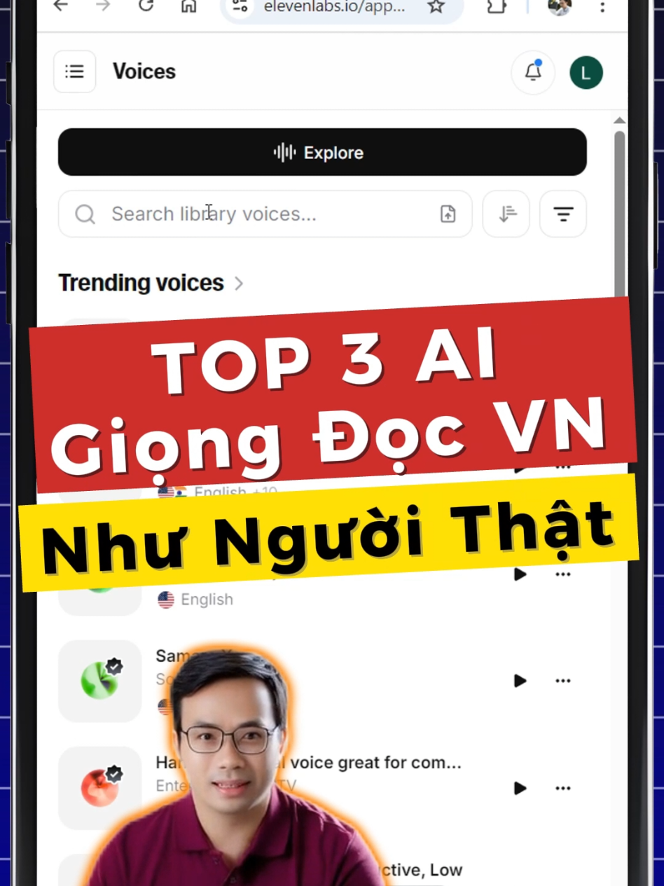 Top 3 AI giọng đọc tiếng Việt. Trong đó có 1 AI siêu đỉnh mà còn miễn phí #hocveai #huongdanai #congcuai 