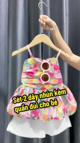 Sét xinh quá các mẹ ơi săn cho con khỏi hết hàng ak 😍#xuhuong #thoitrangbegai #fyp #vayxinhbegai 