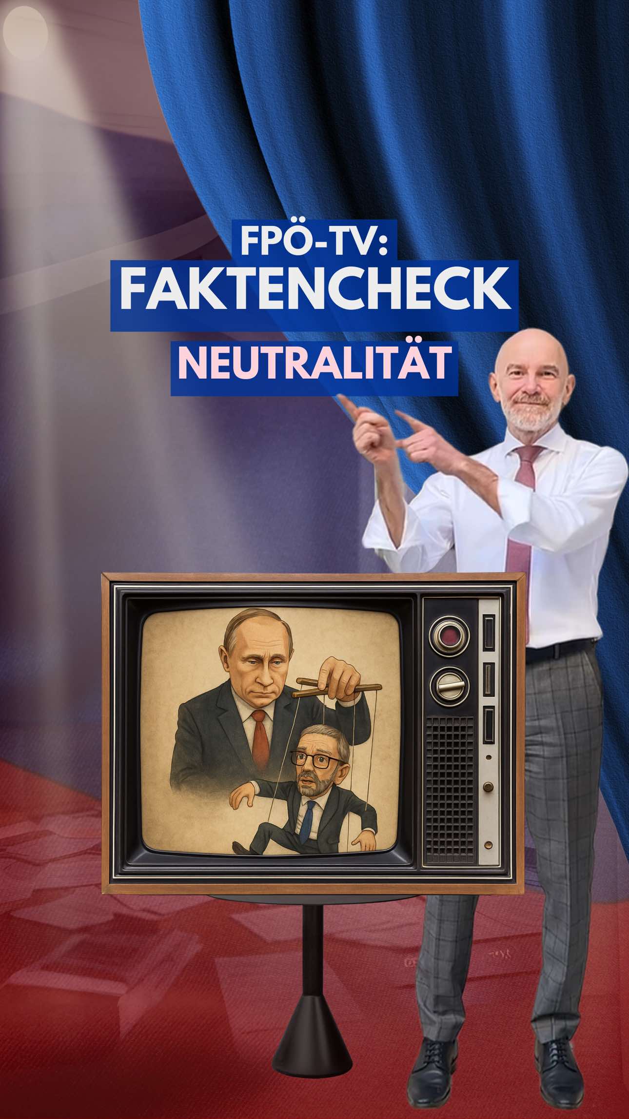 👉 In einem FPÖ-TV-Beitrag wird die Behauptung aufgestellt, „neutrale Staaten wären in der Vergangenheit kaum angegriffen worden”. Ein klassisches Beispiel gezielter Desinformation, denn was sie verschweigen: 1️⃣ Zahlreiche neutrale Staaten wurden historisch trotz Neutralität überfallen oder militärisch unter Druck gesetzt. 2️⃣ Russland führt aktuell einen hybriden Krieg gegen Europa – mit Cyberangriffen, Desinformationskampagnen, Verfolgung von Journalist*innen auch in Österreich und politischer Destabilisierung. 💬 Dabei spricht die FPÖ in einer Sprache, die Putins Narrativen verdächtig ähnlich ist.  @Thomas Weber  @NEOS Wien 