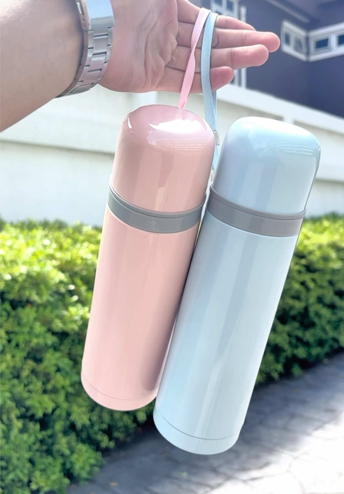 กระติกเก็บความร้อน-เย็น 500 ml. รุ่น A3-500 มีให้เลือก 2 สี (ฟ้า, ชมพู)#rrs #rrs_kitchenware #rrsคัดสรรแต่สิ่งดีดีเพื่อคุณและครอบครัว #กระติกน้ําเก็บอุณหภูมิ #สแตนเลส 