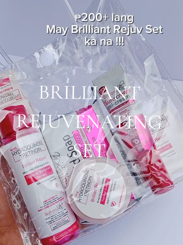 So obsessed with this brilliant rejuvenating set . #fyp #brilliant #brilliantskinessentials #brilliantrejuvenatingset #rejuvenatingset 