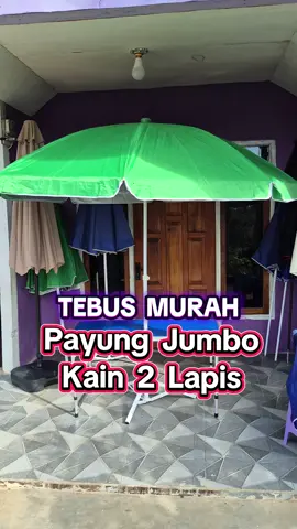 Rekomendasi Payung Jualan Jumbo kain 2 lapis #payungjualan #payungjumbo2lapis #payungjumbo260cm 