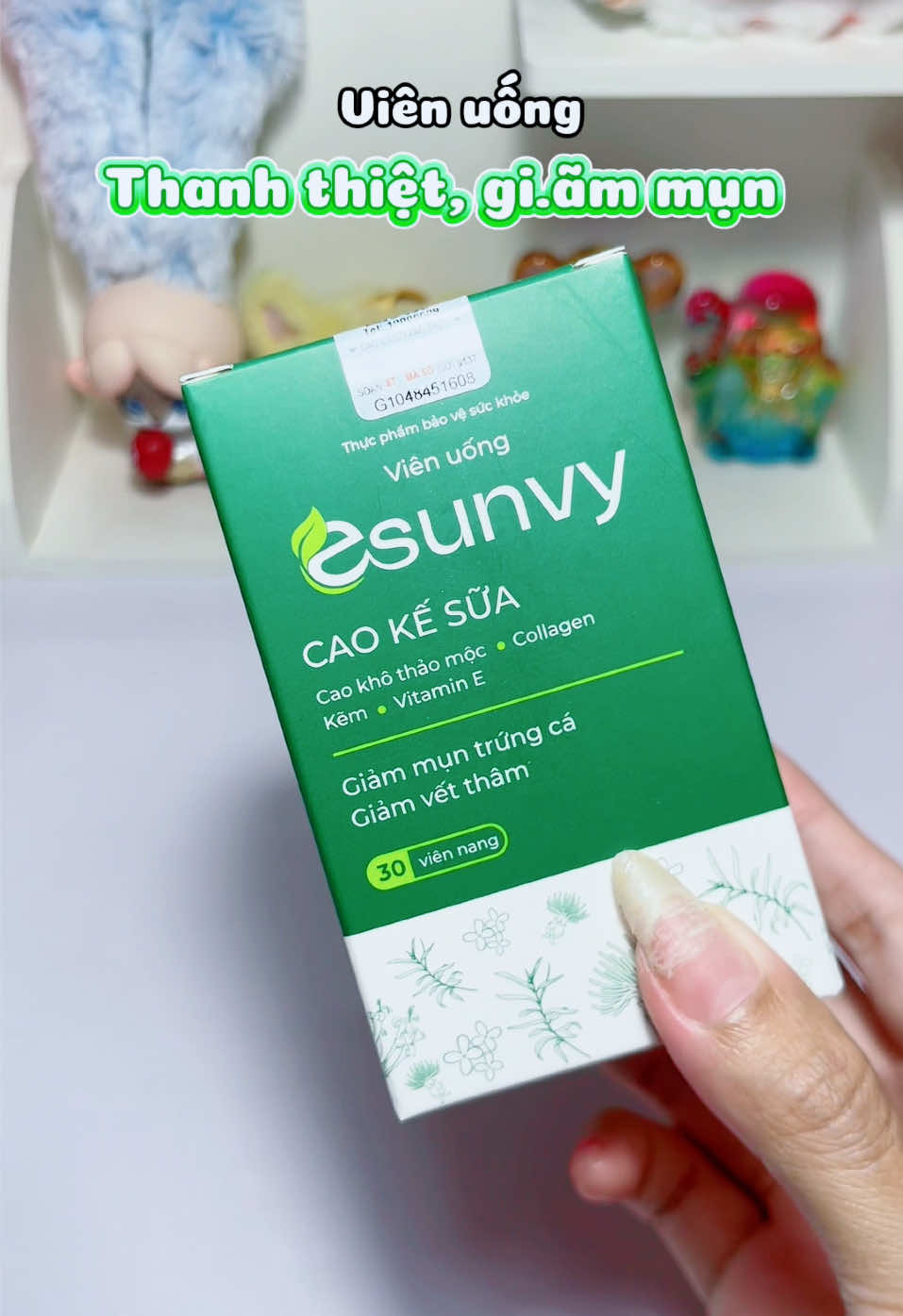 Đang gặp tình trạng mụn, nóng trong người, chức năng gan kém thì tham khảo ngay ạ #esunvy #duoctinphong #duocphamtinphong #hotrogiammun #thaidocgan #tpcn_bảo_vệ_sức_khoẻ 