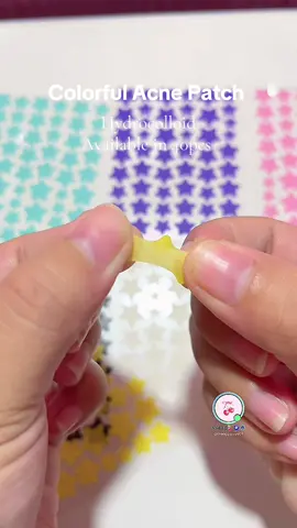 Colorful Hydrocolloid Acne Patch✨ mild and non irritating available in 40pcs! #hydrocolloidacnepatch #acnepatch #pimplepatch #acnetreatment #skincare 