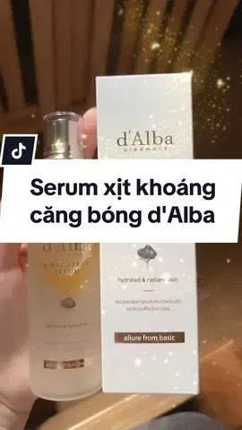 Tín đồ skincare thì phải múk nó nha mấy mom, xài da nó căng bóng đã lắm ạ, của nhà d'Alba là ko cần lo về chất lượng rồi nha #xitkhoang #dalba #skincare #melamdep #makeup