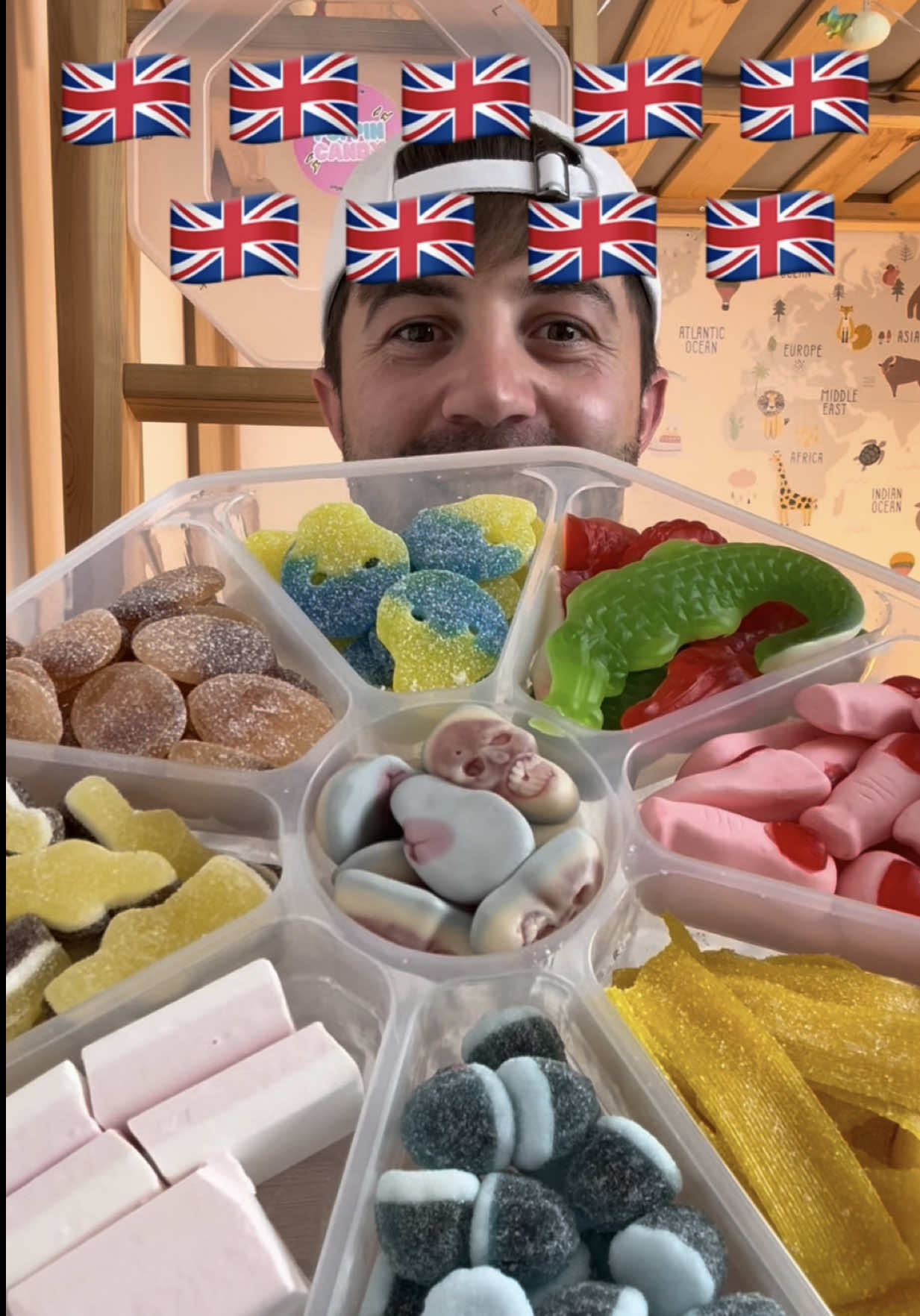 Trying a Candy Platter 🍭 full of unique sweets! @Poppin Candy #mukbang #asmr #candy #chocolate 