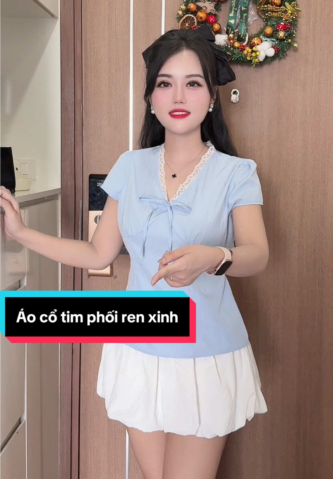 Áo cổ tim phối ren xinh #aocotim #aothun #aokieu #aodep #aonu #thoitrang #fashion #fypシ #xuhuong #trending #viral #hienhoidieu #AnTamVuiSam #SamDealChienHe #weebuild #22etm #CommunityFEST2025VN 