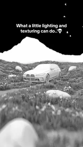 The power of lighting and texturing💀 #3d #render #animation #cgi #cars #bmw #bmwm #m3 #lighting #texturing #3dart #blender #c4d 