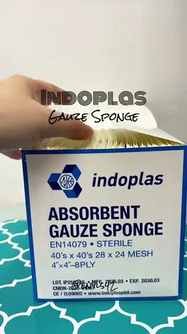 Indoplas Gauze Sponge #gauze #sterilegauze #medicalgauze #indoplasgauzesponge #absorbentgauzesponge #medical #affordable #affiliate 