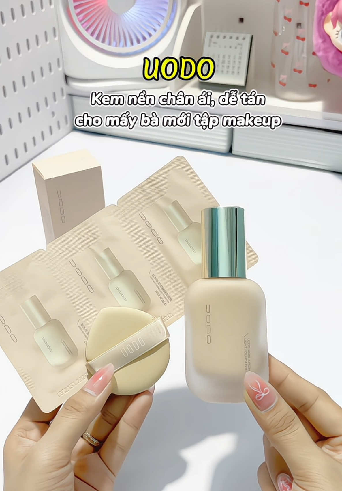 Kem nền chân ái cho mấy bà mới tập makeup ⭐️ #uodo #kemnenuodo #kemnenmongnhe #phannuoc #kemnenuodotrangdiem #makeup #kemnen #reviewlamdep #xuhuong #foryou #viral #trending #lin203 #muataitiktokshop 