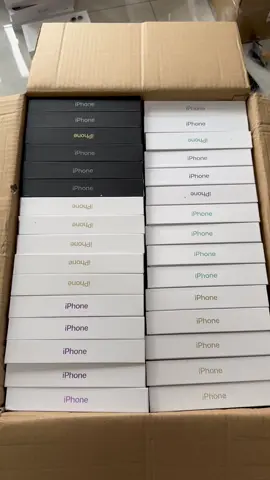 A customer who runs a phone store bought so many iPhone box #phonestore #iphone #iphonebox #iphone16 #iphone15 #fyp #Tech 