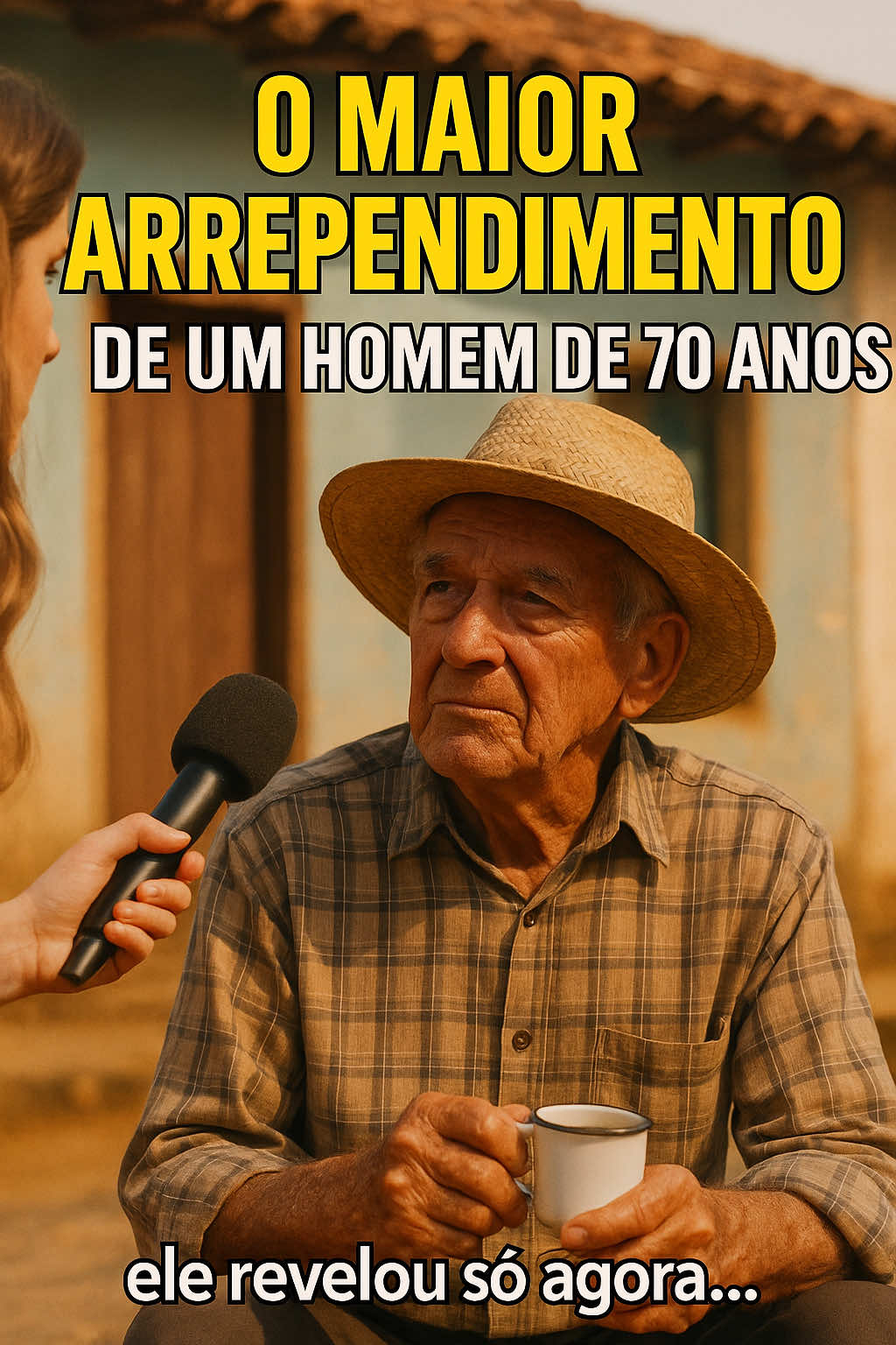 O MAIOR ARREPENDIMENTO DE UM HOMEM DE 70 ANOS #entretenimento #pov #humor #piada #idoso 
