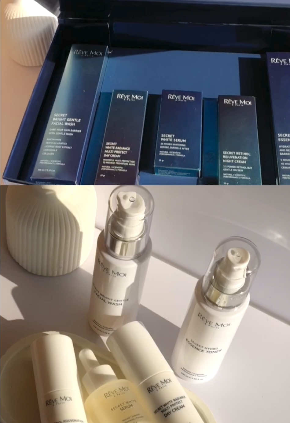 kalau kataku sih ada harga ada rupa, kalau udah kenal skincare dari @revemoiofficial ga perlu pake make up yg tebel lagi😍 #revemoiaparis #skincare #skincareroutine #skincaretips 