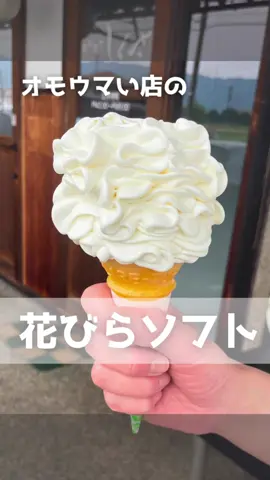 麺屋ひろまる福光本店 #花びらソフト #オモウマい店  #オモウマ #ソフトクリーム #映え #ひろまる#麺屋ひろまる #富山#富山県#南砺市 #美味い #パティシエ