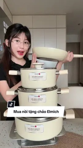 Bộ nồi này đẹp xuất sắc các bác ơiiii #hoaihayho #reviewdogiadung #dogiadung #elmich #elmichchinhhang 