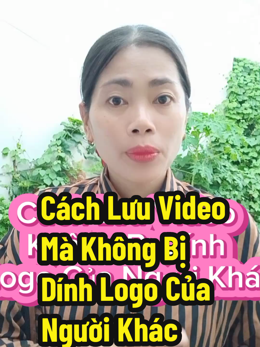 Cách lưu video mà không bị dính logo của người khác các em đã biết chưa? #minhchau6484 #mebimxaykenh #chiasekinhnghiem #xuhuongtiktiok #flypシ💯🔥🤒 