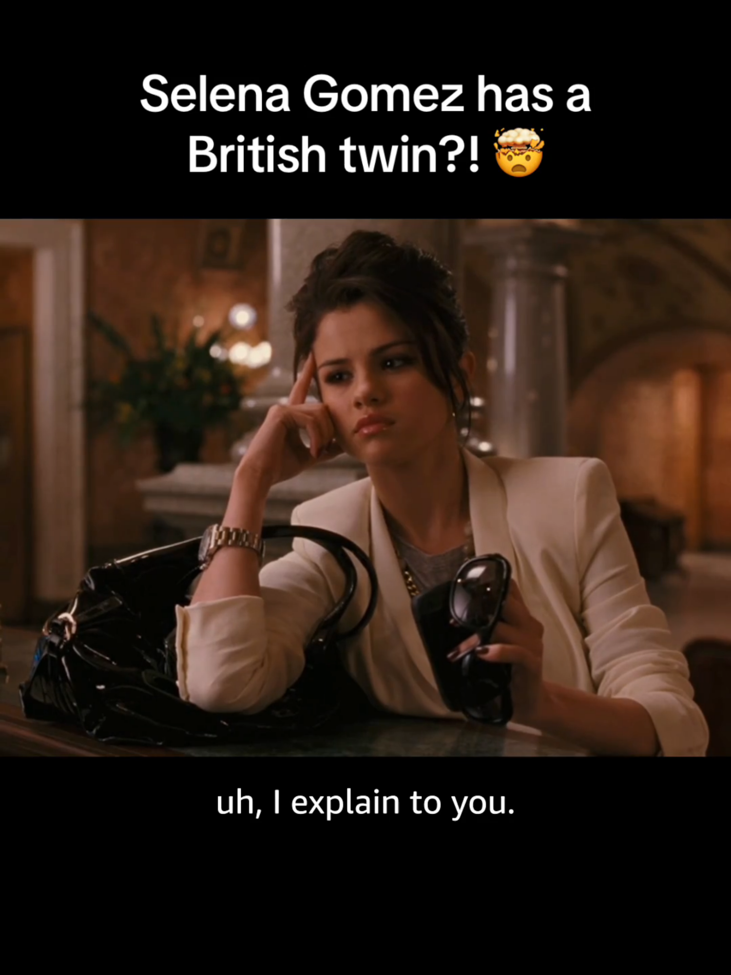 #selenagomez with a british accent is just 🤌 #montecarlo #montecarlomovie #leightonmeester #katiecassidy #primevideo @selenagomez