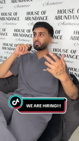 PRP PRACTITIONER ROLE!! #jobopportunity #prp #recruitment #recruiting #aestheticsclinic #fyp 