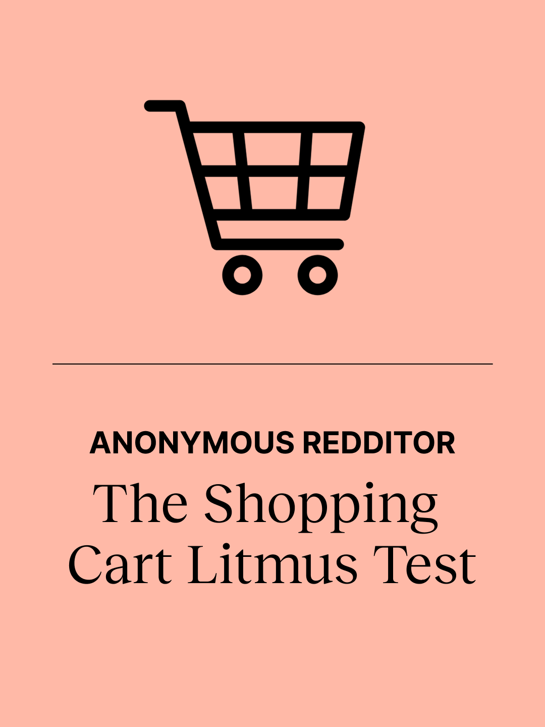 A few years ago, the philosophy-leaning wings of the internet were talking about something first posted on Reddit. It's the closest you can come to a modern morality meme. It's called the shopping cart litmus test. The test is whether somebody returns their shopping cart to the stack once they are finished with it.  As the original anonymous poster put it: ‘Returning a shopping cart is an easy, convenient task, and one which we all recognise as correct and appropriate to do. It's not illegal to abandon your shopping cart, and no one will punish you for not returning the shopping cart. You must return the shopping cart because it is the right thing to do, and because it is correct.’ The original poster argued that the shopping cart litmus test can tell you a lot about somebody's moral character, because when you are not being watched, there is no hope of reward or fear of punishment. And how you behave then will reveal a lot about your moral fibre. But as far back as Plato, it was argued that morality just comes down to being watched. It has nothing to do with right or wrong facts, but social conformity and fear. Of course, this has many implications, for example, in religion, where an omniscient God is thought to be watching all the time, but also in the modern 24/7 surveillance state where someone, somewhere might be watching you. So do you always return the shopping cart after you're done? And do you think it can tell us a lot about who somebody is?