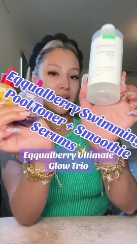 💦 Glow like you just took a dip 🏝 Equalberry’s Swimming Pool Toner melts dead skin with protease + hydrates with 5 berries 🍇🍓 Follow with the yellow 🍋 & purple 💜 smoothie serums for that glass skin finish 💫#eqqualberry #bakuchiolserum #eqqualberryswimmingpooltoner #eqqualberrytoner #eqqualberrysmoothieserum #eqqualberryserum #smoothieserum #proteaseenzyme #viralskincare #viralkoreanskincareproducts #viralkoreanskincare #kbeautyskincare #swimmingpooltoner #tiktokshopcreatorpicks #tiktokshopfinds #tiktokshopmademebuyit #dealsforyoudays #ttsbeautybesties #creatorpickssuncare #funinthesun #tiktokshopnewarrivals @Eqqualberry 