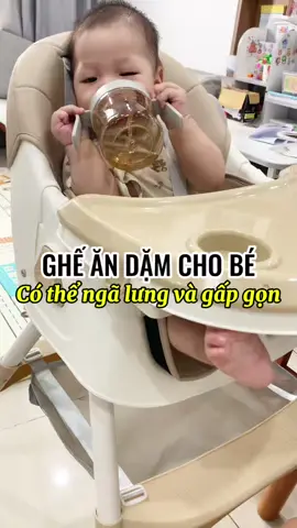 Ghế có thể ngã lưng cho bé chưa biết ngồi và gấp gọn được nha #gheandamchobe #gheandam3chedo #gheandamngalunggapgon #gheandame560 