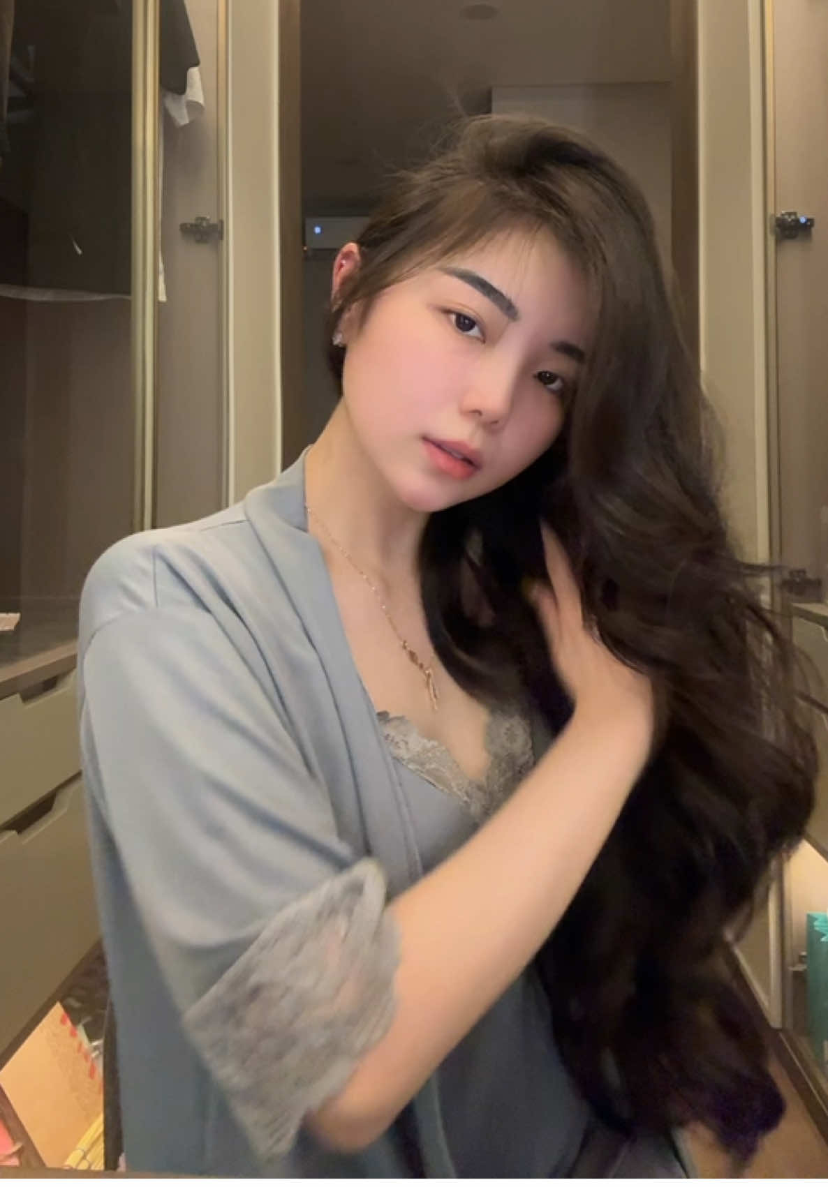 goodnight🩶 #nightroutine #hairstyle #haircareroutine #hair #hairtutorial 