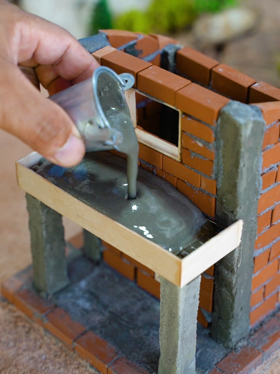 Beautiful Mini House #miniature #house #DIY #mrbricks