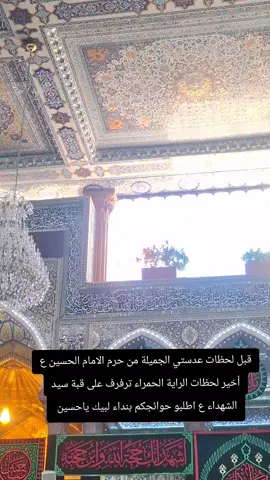 #اليوم_مراسيم_تبديل_الراية_الحمراء_وتصعيد_الراية_السوداء🤲  #كربلاء_مدينة_العشق_والعاشقين  #مرقد_الامام_الحسين_عليه_السلام💞  #مرقد_الامام_علي_عليه_السلام💞  #مرقد_الامام_العباس_علية_السلام💞  #عدستي_المتواضعه_والجميله_يوميات_تيك_توك_تصويري🥰  #اكسبلورexplore 