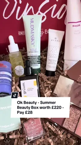 #ad ✨ This Sunmer beauty box couldn’t have come at a better time ready for my holiday! ☀️ This box is only £28 and worth over £220! It’s all about the GlOW for summer!  @OK Beauty Box  #okbeauty #SummerBeauty #summerbeautybox #beautybox #spf #GlowUp #skincareandbeauty #summermusthaves #beautylovers #summersale #fyp 