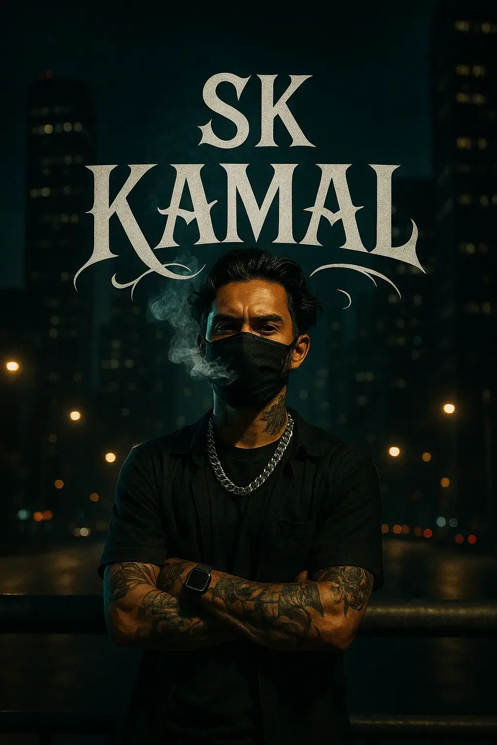 Do you want a cinematic poster of yourself like this? Let me tell you how I made these two images using just text — no Photoshop, no camera, no graphic design skills. Just AI. I asked ChatGPT to create a badass, poster-style image by describing exactly what I wanted. Here’s what I wrote: --- 🔹 For the first image, I said: “Make an image of a man standing in front of a dark city at night. He has tattoos on both arms, wears a black t-shirt and a silver chain, and has a black mask on his face. There is smoke coming out of his mouth. He looks strong and confident. Above his head, write the name ‘SK KAMAL’ in bold stylish letters.” And boom! It gave me that image. Just like a movie poster. --- 🔹 For the second image, I said: “Create an illustrated poster of a cool young man wearing black sunglasses, a leather jacket, and a gold chain. Make the background a gritty dark city street with graffiti. Add bold red letters at the top that say ‘SK KAMAL’ and at the bottom ‘FEAR NONE’ — make it look like a street-style poster.” And that’s exactly what I got — an epic, hand-drawn style image with attitude. --- 🔥 The best part? I didn’t use Photoshop. I didn’t draw it. I just described what I wanted, and ChatGPT + AI created it. Now you can do it too. Just describe your style, your name, your vibe — and AI will turn it into an art piece. ➡️ Want your own poster like this? Just comment “HOW” and I’ll show you the step-by-step. #AIArt #ChatGPT #SKKamal #PosterStyle #FearNone #StreetVibes #AIImage #CinematicLook #TiktokNepal #AIArtist #nophotoshop 
