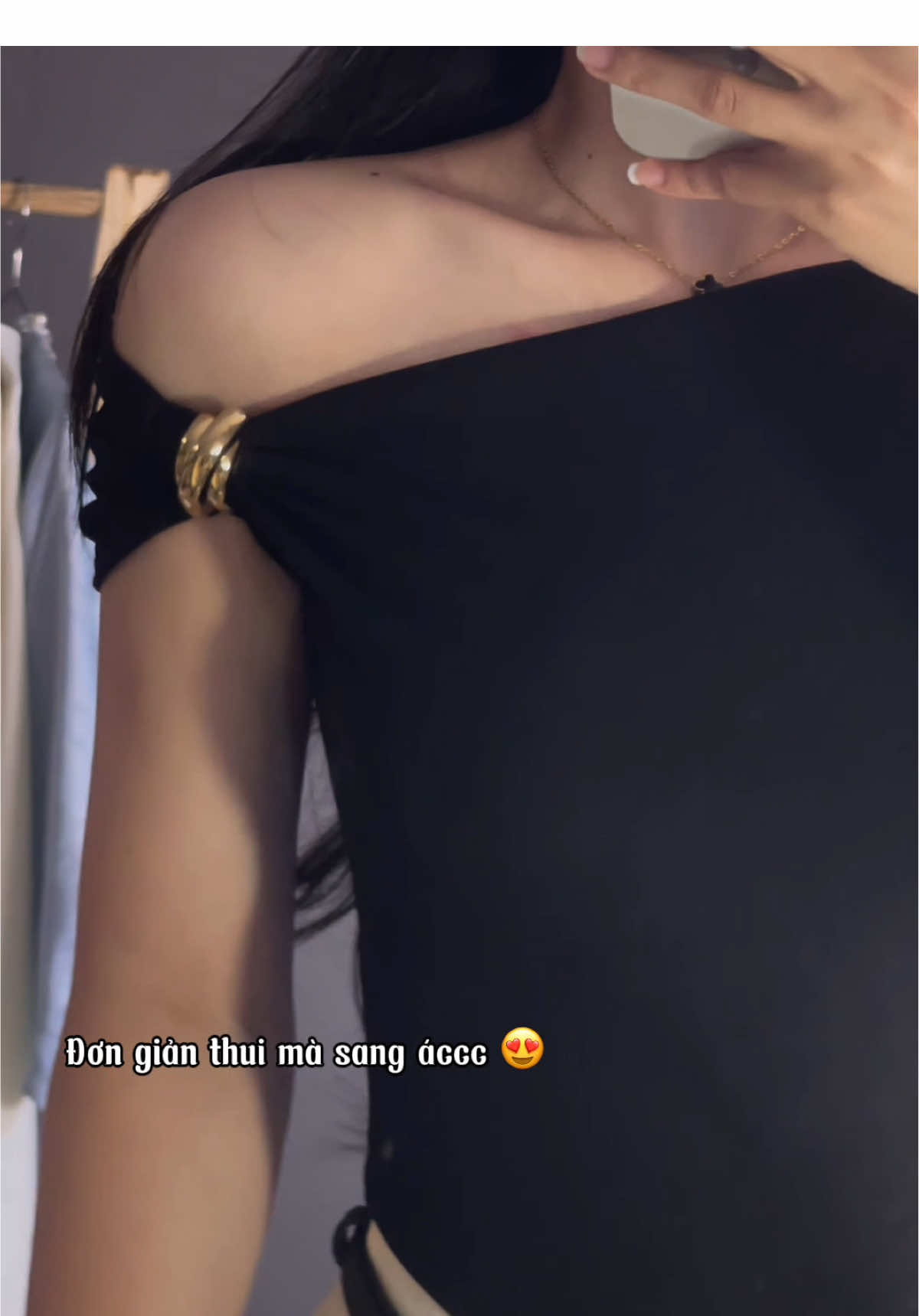Cài Khoen nhẹ nhàng mà xinh quá 🥰 #vancoireview #reviewlamdep #outfit #thoitrang #fyp #aolechvai #aobody #orimi 
